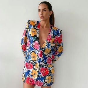 Power Suit Dress (Floral)